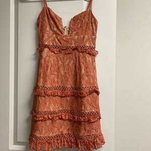 NWT Selfie Leslie Ruffle Mini Dress